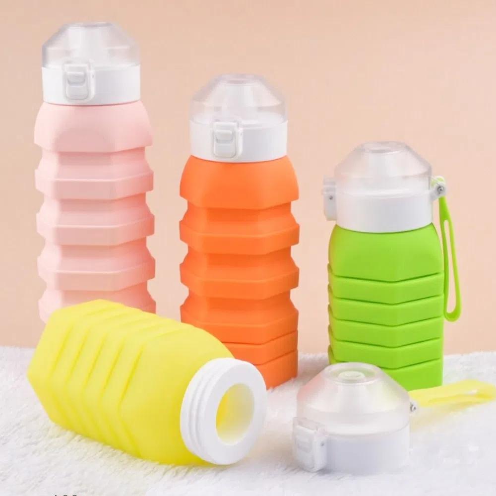 Retractable Outdoor Sports Water Bottle Large-capacity Foldable Drinking Cup  Cycling