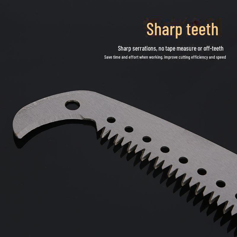 Curved Garden Hook Saw - Single/Double Pruning Tool for Fruit Trees and Woodworking.