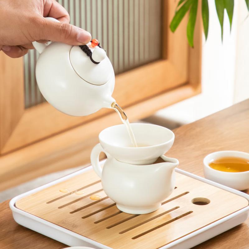 Shengjia Portable Ceramic Travel Tea Set
