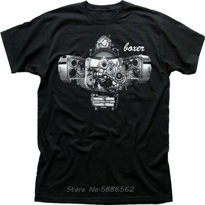 Boxer Engine R1200 Adventure R1200RT R1200R T-Shirt Cotton O-Neck Summer Oversized Unisex Tshirt Men's Clothing