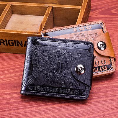 Dollar Price Wallet Credit Id Card Holder Quality Pu Leather Man Wallets