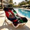 Club Deportivo Guadalajara Print Beach Towel Design, Soft, Lightweight. for Home Bathroom, Spa, Pool, Yoga, Surfing, Camping, Gift for Family, Friend