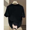 Fashion Printed Short-sleeved T-shirt for Men in Summer Heavy Pure Cotton Printed Versatile Tops for Men