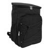 Sac à Dos Isotherme Noir Grande Capacité Résistant à l'Eau Anti-Fuite Tissu Oxford Sac à Dos Glacière