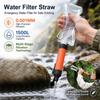 Emergency Portable Water Purifier for Hiking - Survival , Fast Purification, Safe for Natural Water, On-The-Go Essential Gear