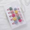 Hair Accessories Girls Fur Mini Ball Hairball Small Pompom Hairclips Hairpins Barrette Hair Clip
