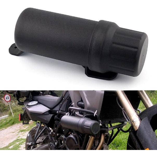 Motorcycle Tool Tube, 4.9in Universal Waterproof Storage Box Tool Tube with Rolling Tapes for ATV UTV Off Road Motorcycle Raincoat Storage Box Cap
