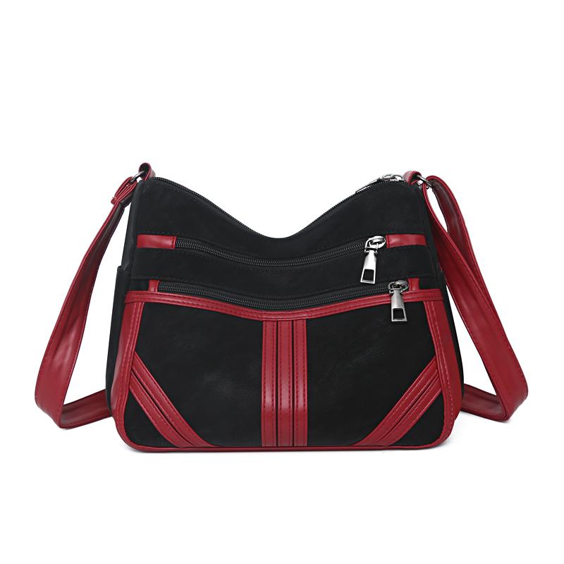 

Multi-Pocket Middle-Aged Mother Bag Women s Shoulder Crossbody Bag Large Capacity Small Square Bag червоний