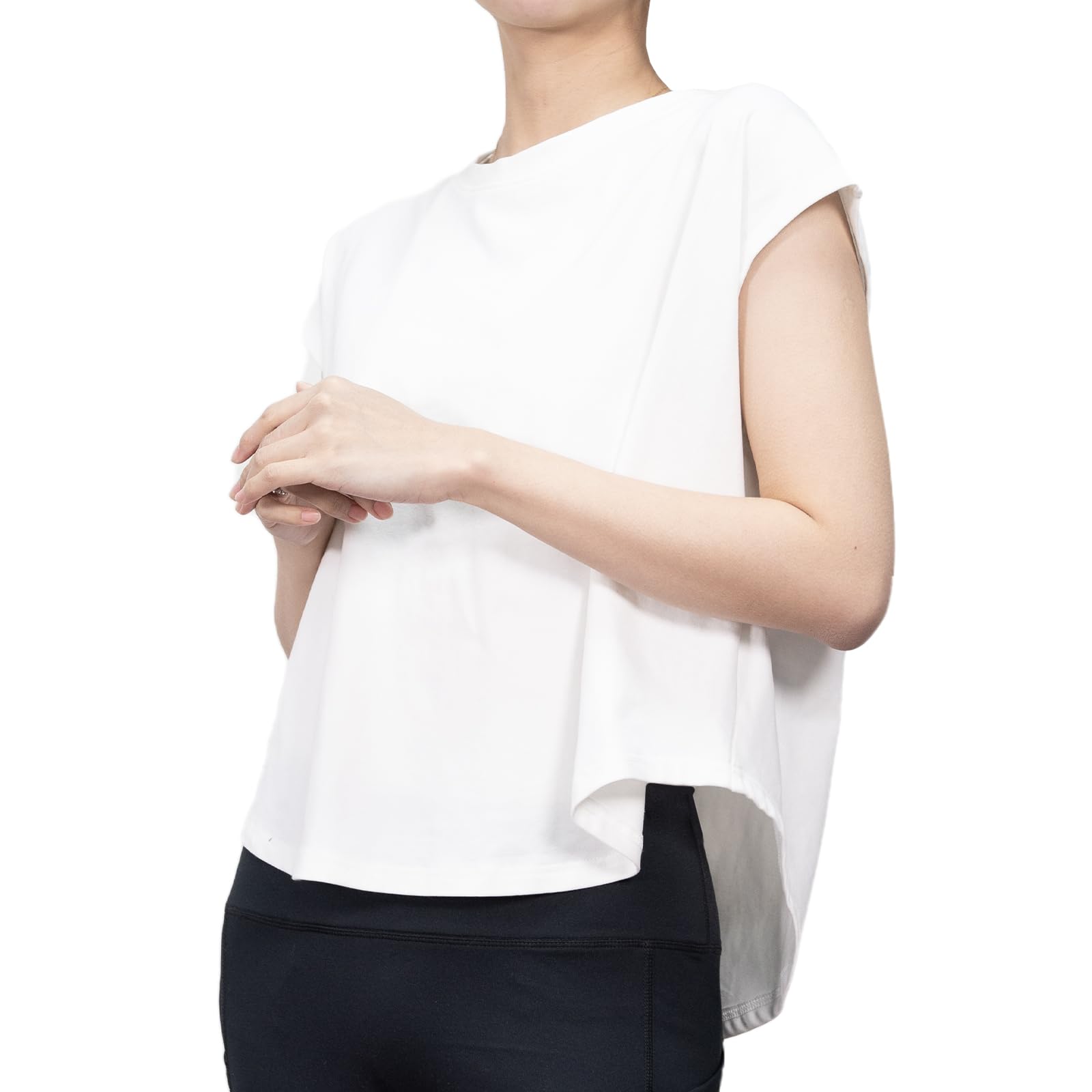 

Yoga Long Loose Fitness Long Cooling Running UV [iito.seasons] Women s Top, Sleeves, Fit, Wear, Figure-Flattening, Length, Shirt, Casual, Sportswear,