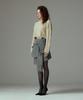 Meuameu Cable Destroyed Crop Knit