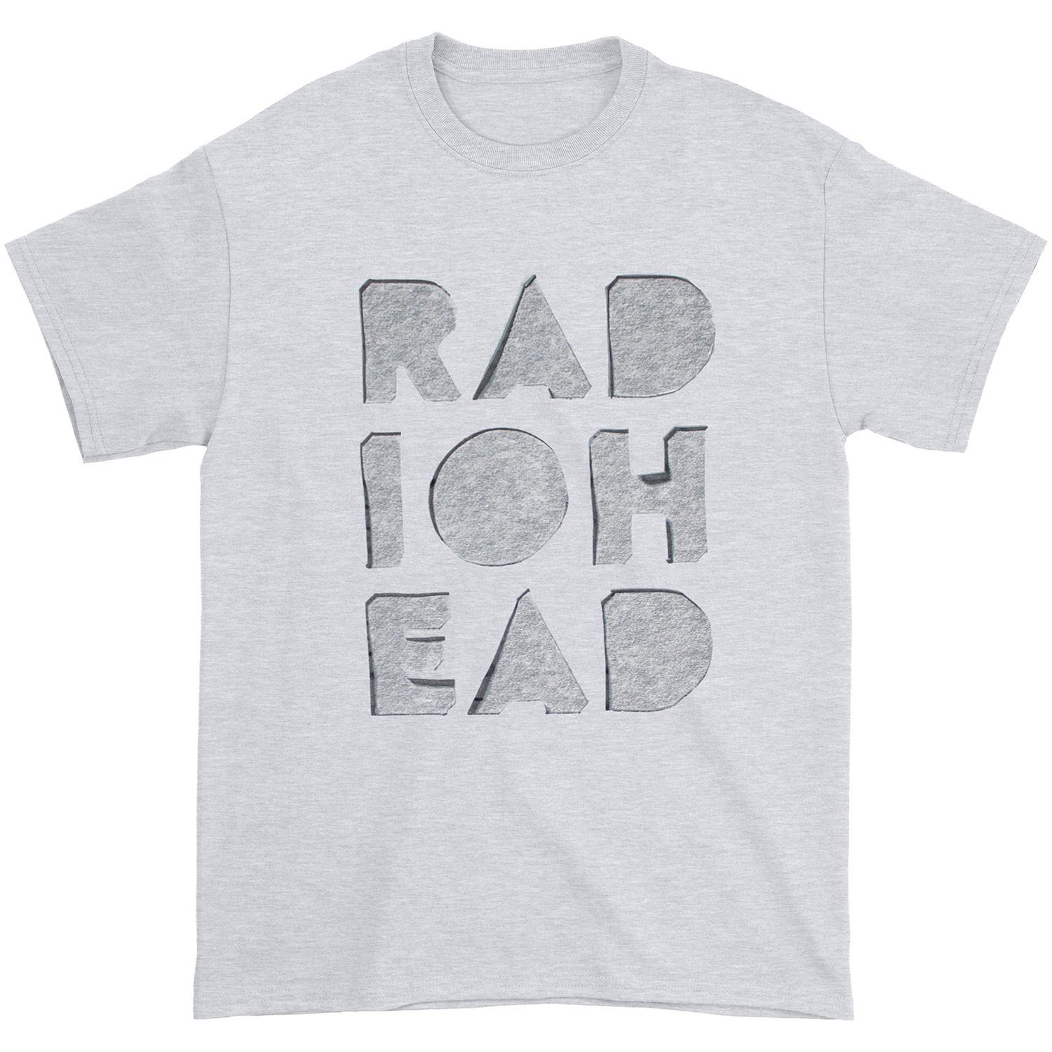 Men s Radiohead Note Pad (Cut-Out) (100% Organic Cotton) Slim Fit T-shirt L