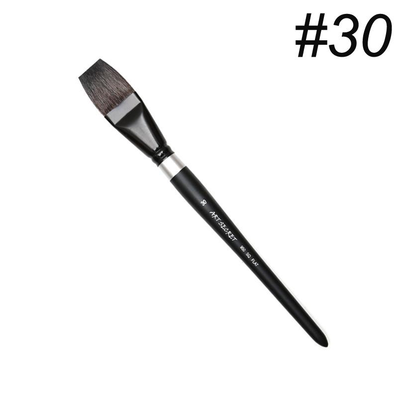 Flat Head Squirrel Hair 1 Pcs Paintbrush Artist Drawing Brushes Art Supplies for Watercolor Gouache Acrylic Painting