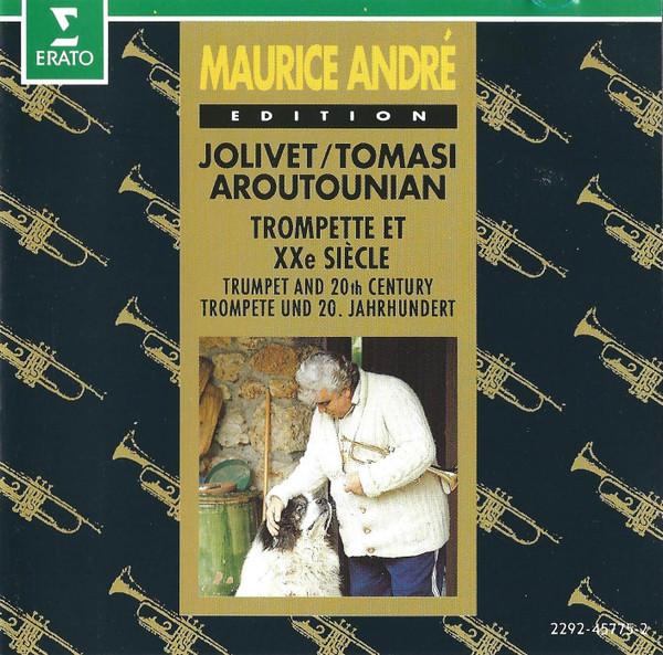 

CD MAURICE ANDRE - JOLIVET/TOMASI AROUTOUNIAN 2292457752 Erato Germany Classical Used