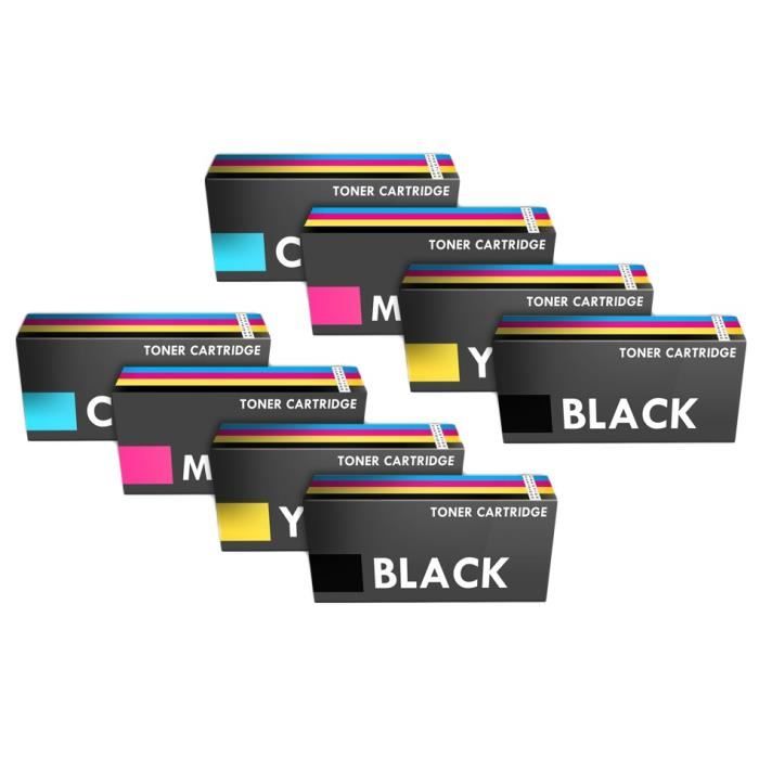 Laser Toner - Brother - TN-243 TN-247 - Pack of 8 - 1000 Pages - Multi-color