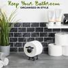 Sheep Toilet Roll Paper Holder Plastic Lovely Sheep Tissue Storage Rack for Home Bathroom Vanity Night Stands Home Decor