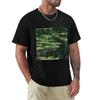 Claude Monet - Water-Lilies T-Shirt Hippie Clothes Vintage Anime Shirt Vintage Customs Design Your Own Plus Size Men Clothing