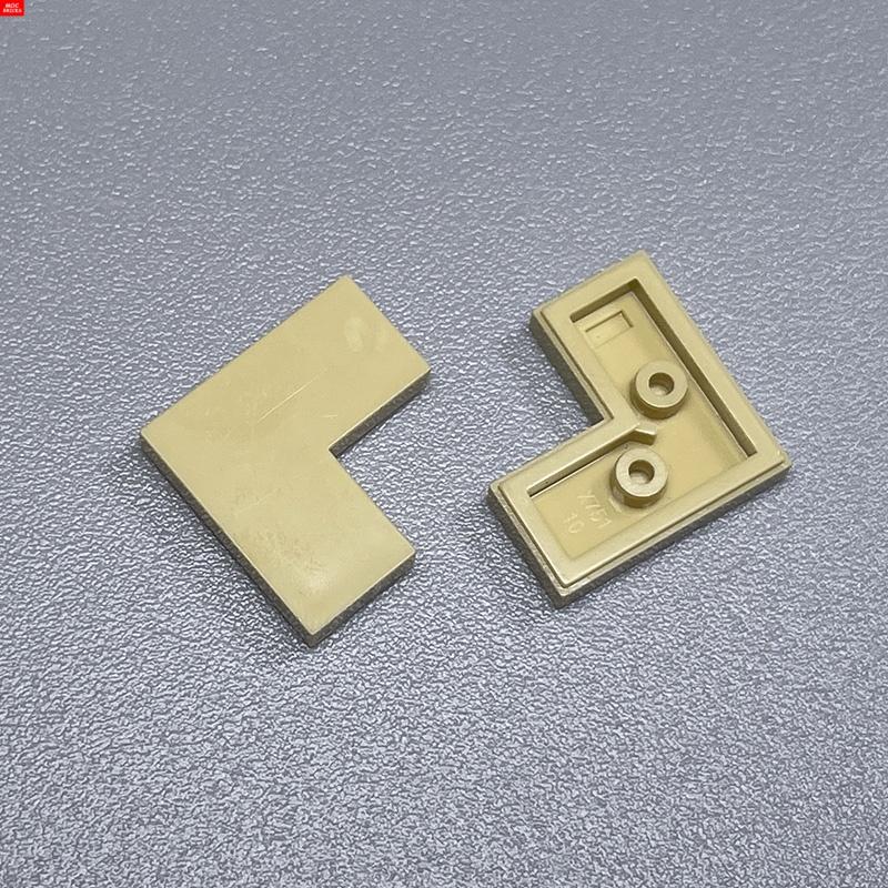 10 Stück/Los MOC Steine Ecke Fliese 2x2 14719 Pädagogische Bausteine Haus Boden Szene Puppen DIY Spielzeug Kinder Geschenke