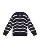 INSTANTFUNK Striped Boucle Half Zip