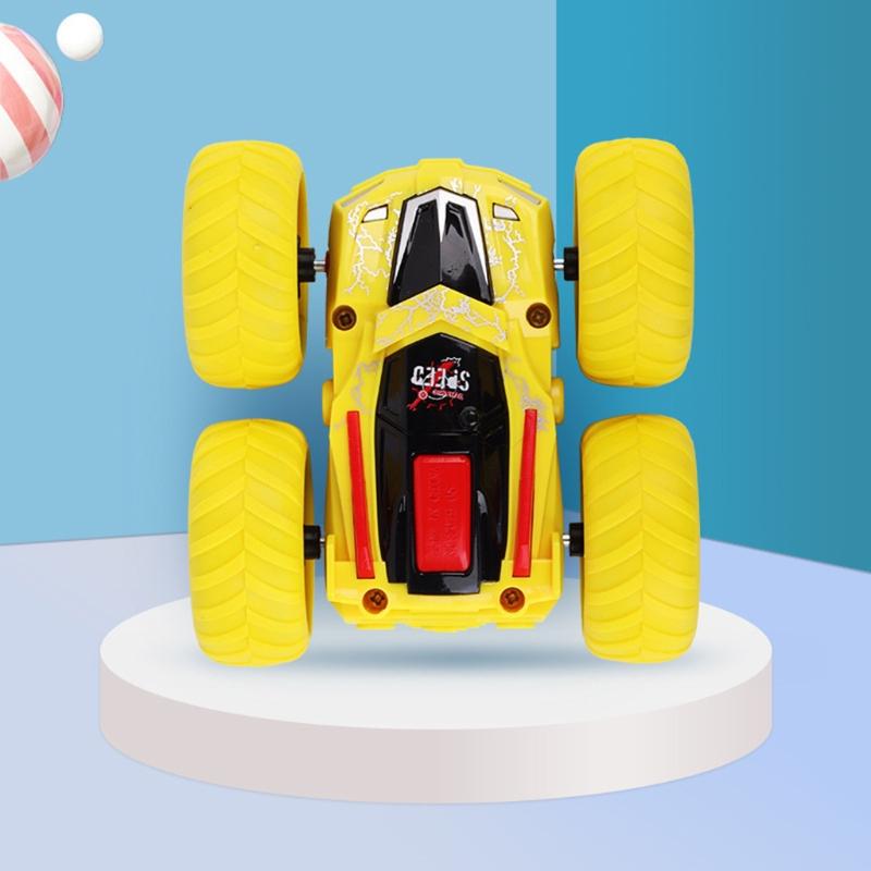 For Boys and Girls Toddlers Vibration Inertial Car Toy Pull Back Car Big Tire Four-Wheel Drive Toy Car