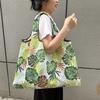 Eco-Friendly Foldable Korean Style Portable Shopping Bag - Medium Size Handbag