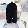 Cute Animal Stationery Pouch Cartoon Mole Pencil Case Plush Large Capacity Pen Pouch