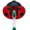 Lovely Ladybug Home Bathroom Suction Cup Wall Mounted Toothbrush Holder Rack