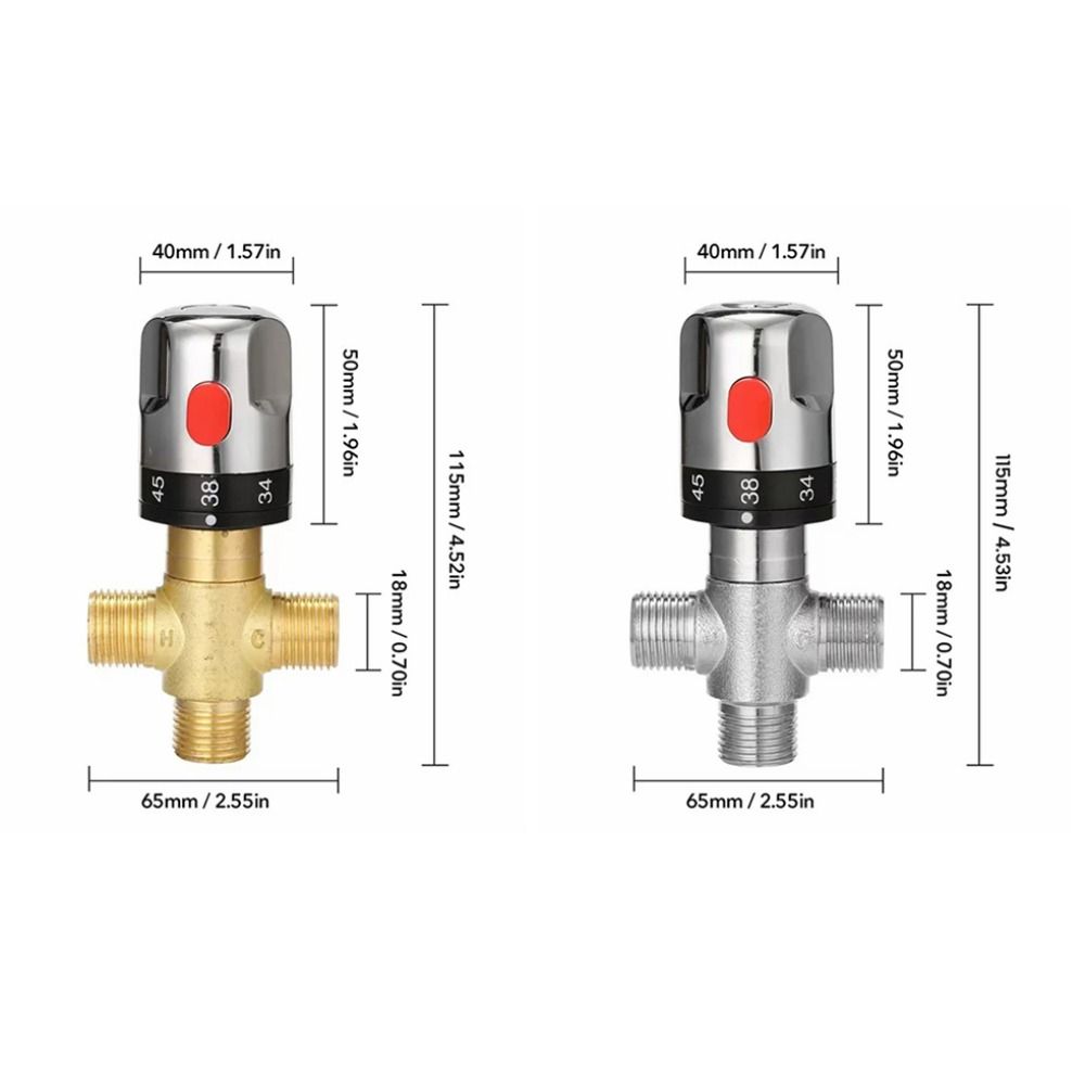 Thermostatic Thermostatic Valve Anti-rust Pipe Valve Wall Mount Shower Valve  Bathroom