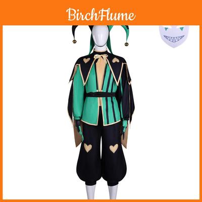 Cadılar Bayramı ve Anime Rol Yapma İçin The Freak Circus Tfc Harlequin Pierrot Cosplay Kostümü