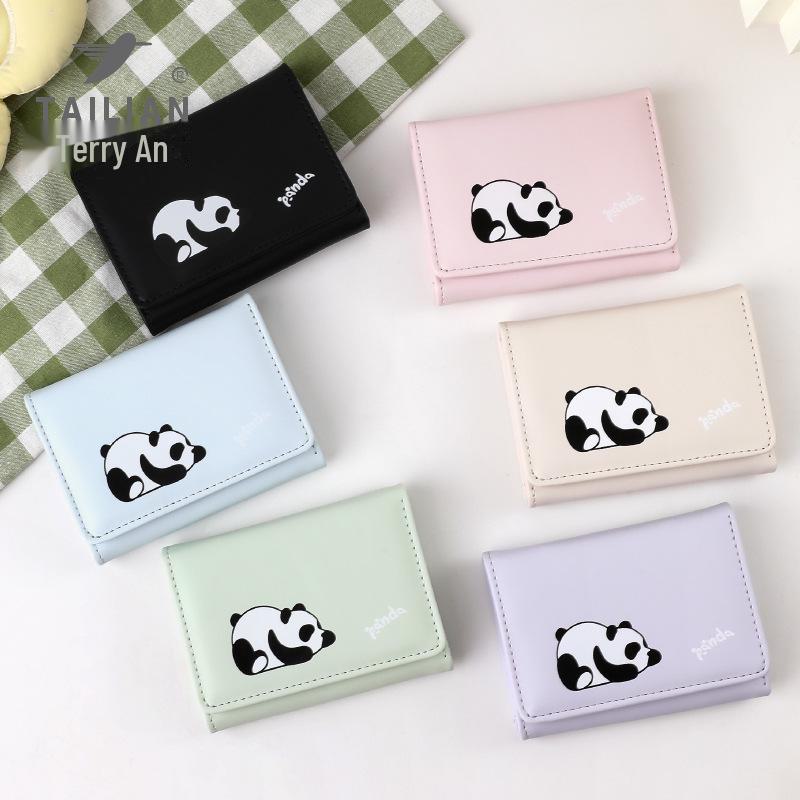 Tailian Women's Cute Panda Cartoon Mini Wallet & Card Holder