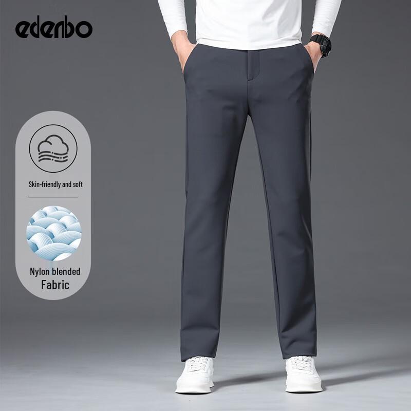 

Edenbo Men s Autumn/Winter Straight-Leg Casual Pants 35