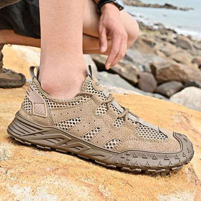 Sommer Männer Turnschuhe Atmungsaktives Leder Casual Schuhe Männer Komfortable Mesh Männer Loafer Mesh Männer Schuhe Outdoor Wanderschuhe Zapatos
