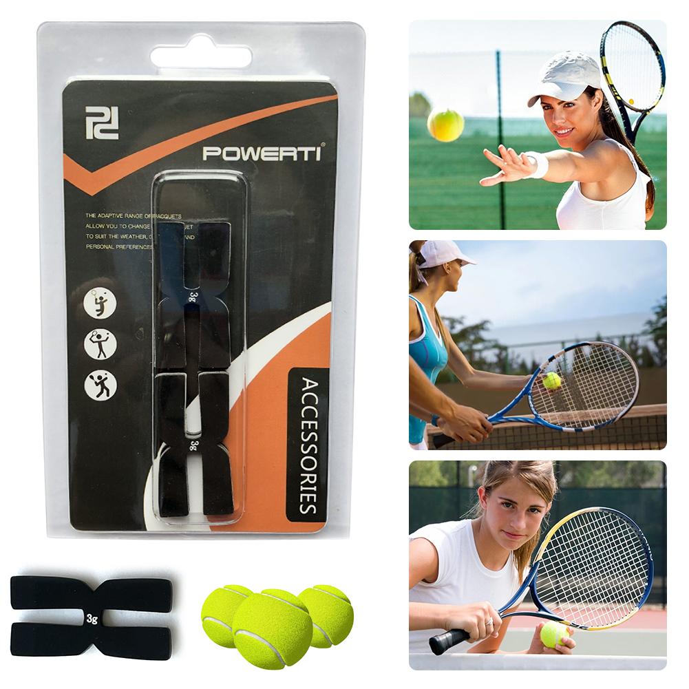 6Pcs 3g Tennis Racket Weight Balance Strips Silicone Tennis Racquet Tapes Badminton Racquet Tapes for Tennis Badminton