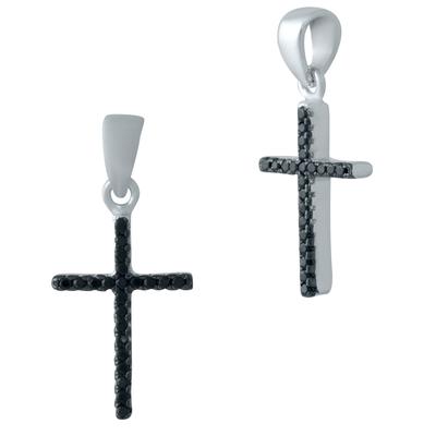 Silver Cross with Cubic Zirkonia (1987230)