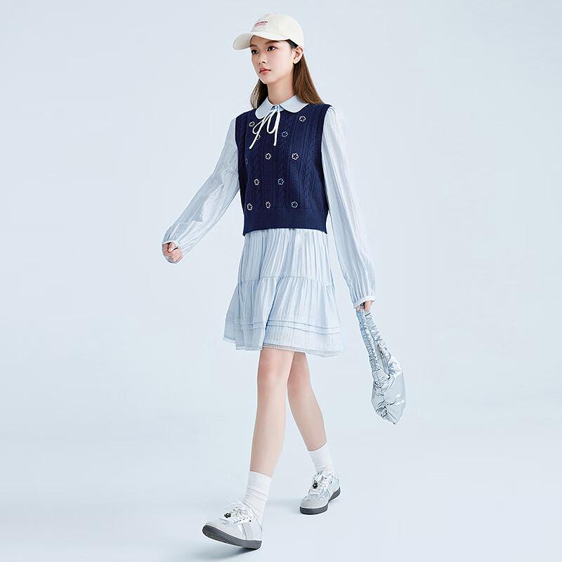 Ledin Korean Style Lapel Short Shirtdress