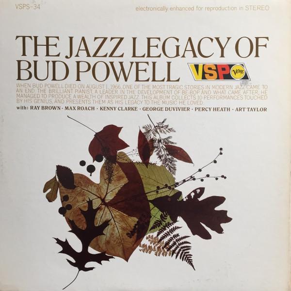 

Виниловая пластинка BUD POWELL Jazz Legacy Of Bud Powell VSPS34 VSP 1966 US Jazz Б/у