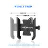 For NERVA E-Scooter EXE Nerva Exe Motorcycle CNC Aluminum Mirror Mobile Phone Holder Stand Bracket Mount Accessories