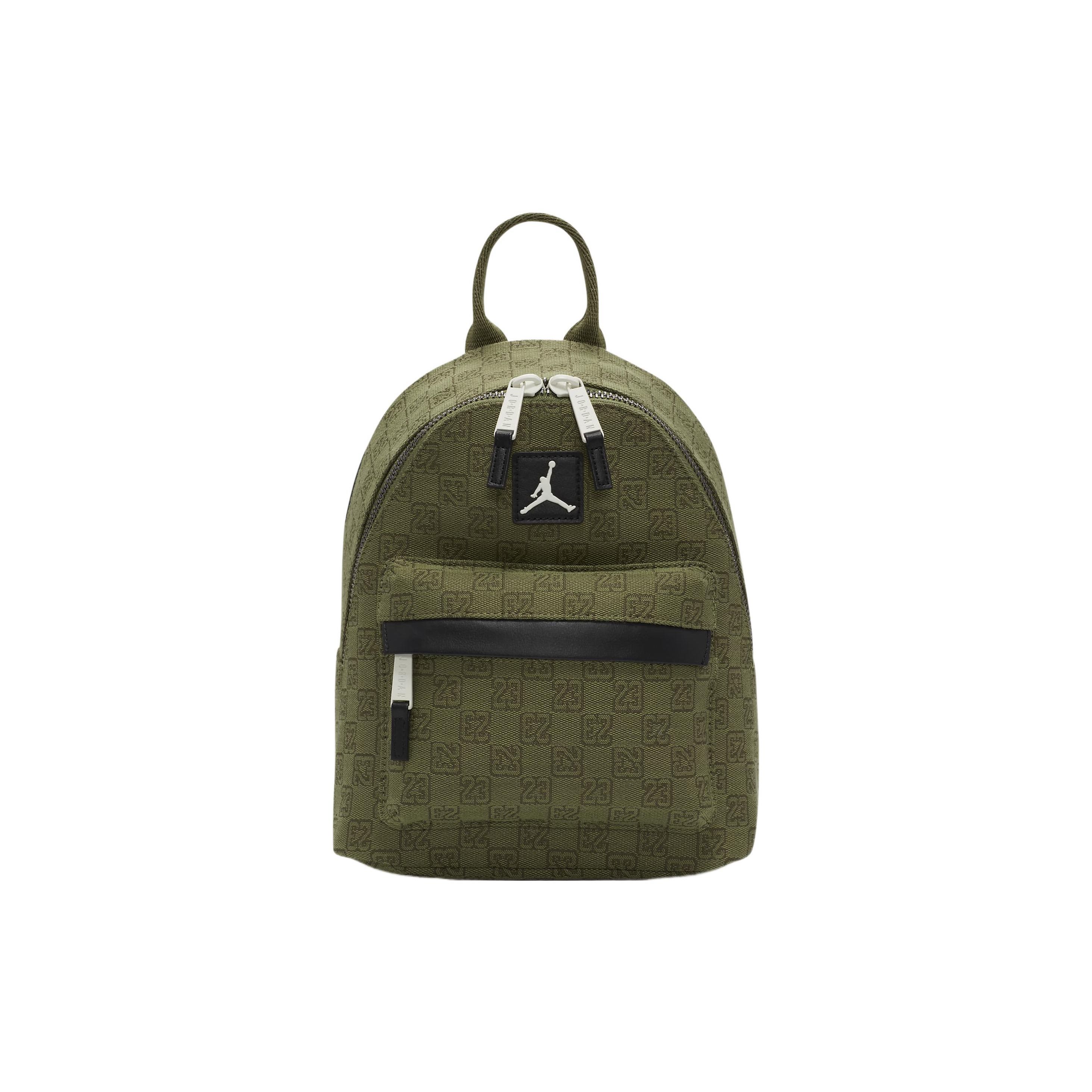 Jordan Interwoven Letter Logo Backpack Unisex Backpack Military-Green 7A0761-EF9 Mini