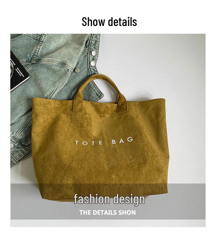 Korean-Style Fashionable Large Capacity Tote Bag for Women