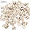 100Pcs Love Heart Shape Wooden Craft DIY Scrapbooking Home Birthday Party Decor