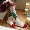 Long Tube Home Sleep Socks Calf Socks Women Hosiery Thick Christmas Stocking  Women