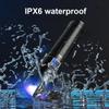 Powerful LED Flashlight Long Range Zoomable Aluminum Alloy Hand Lamp USB Rechargeable Outdoor Work Light for Outdoor Camping