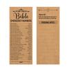 50 Pcs Bible Emergency Numbers Bookmark Christian Gift Religious Bible Verse Bookmark Christian Bookmarks For Church Welcome