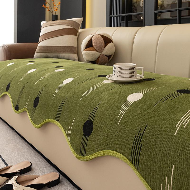 French Special-Shaped Sofa Cushion, Universal In All Seasons, Three Seats And One Concubine, The Seat Cushion Can Be Machine Washed, Fixed Non-Sl Sofa