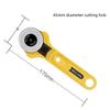 28mm Circular Blade Rotary Cutter for Leather Patchwork and DIY Crafting.