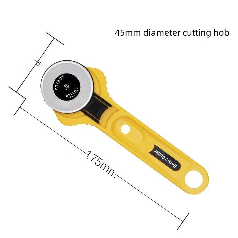 28mm Circular Blade Rotary Cutter for Leather Patchwork and DIY Crafting.