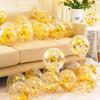 12 Inch Round Sequined Transparent Latex Balloon Birthday Wedding Opening Event Shopping Mall Decoration Party Decoration Supplies