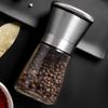 Baijie 304 Stainless Steel Pepper Grinder, Pepper Powder Grinder, Manual Black Pepper Grinder Bottle, 150ml