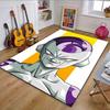 "Alien Warrior with Purple Accents" Patterned Carpet, Non Slip Mat Suitable for Living Room and Bedroom Sofas