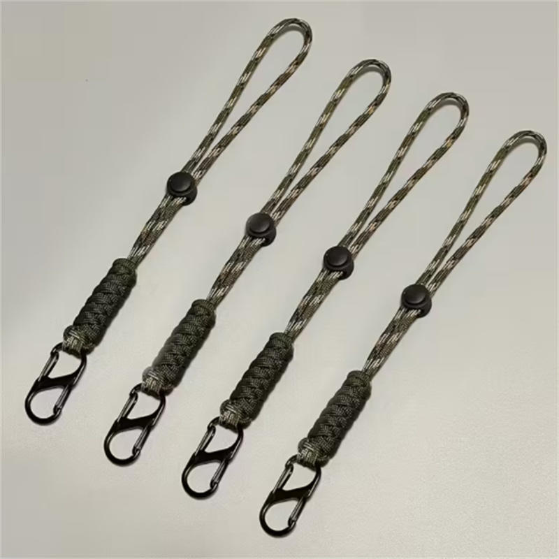 1Pcs/Pack Creative Simple Color Blocked Braided Rope Anti Lost Keychain Backpack Hanging Accessories Car Keychain Hanging Rope