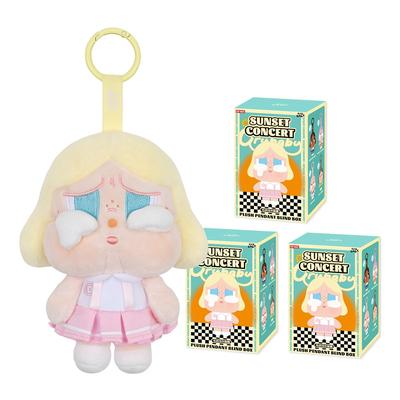 POP MART CRYBABY Sunset Concert Series Plush Pendant Pop Mart Gachapon Blind Box Figure Plastic Model Premium Toy Soft Vinyl Original Character